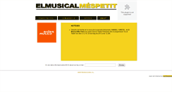 Desktop Screenshot of elmusicalmespetit.com